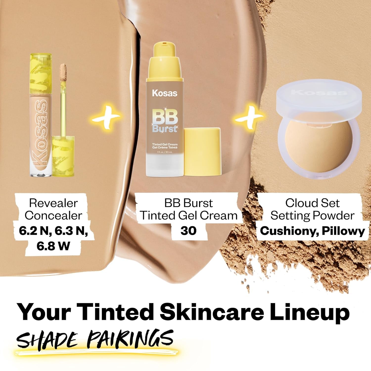 BB Burst Tinted Face Gel Cream - Supports Healthy Collagen, Smoothes Skin, Hydrates & Moisturizes - Lightweight Buildable Coverage - Medium Tan Neutral Cool 30, (1 Oz/30 ML)