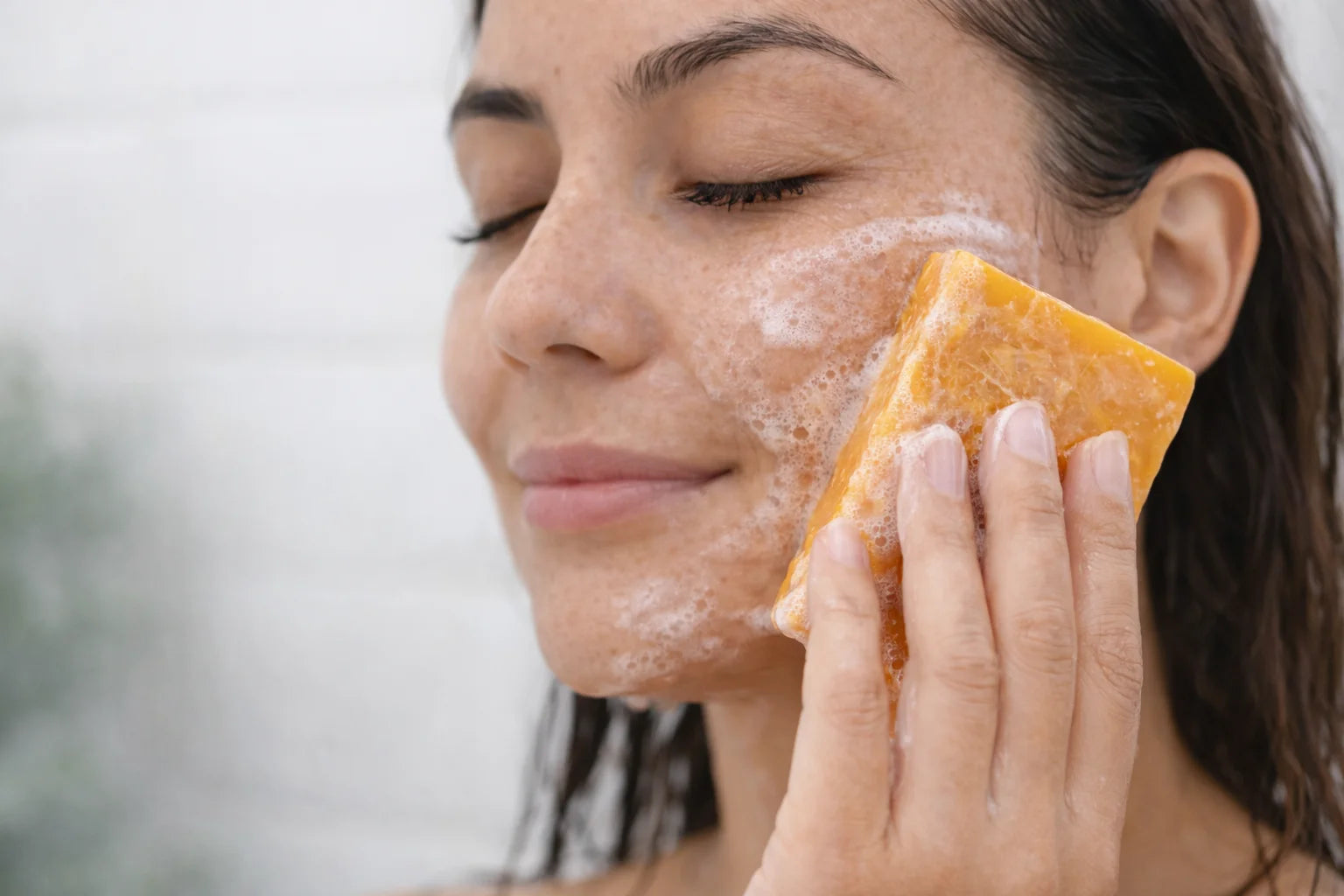 Turmeric Soap Bar, Organic Handmade Soap for Face & Body, Made with Natural and Organic Ingredients, Gentle Soap, for All Skin Types (Pack of 2)